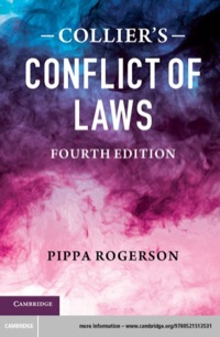 Collier's Conflict of Laws Ebook